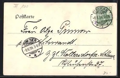 AK Berlin, Gasthaus Brauerei-Ausschank Julius Bötzow, Inh. Willy Moritz, Friedrichstrasse 100