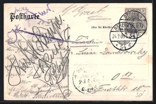 AK Berlin, Pschorrbräu in der Friedrichstrasse 165