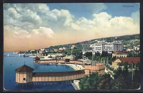 AK Portorose, Uferpartie und Strandbad