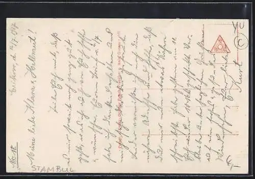 AK Uesküb, Teilansicht der Stadt