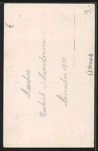 Foto-AK Üskueb, Moschee mit Strassenpartie, 1916