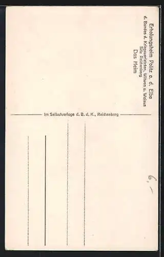 AK Tetschen-Bodenbach / Decin, Erholungsheim Politz /Elbe