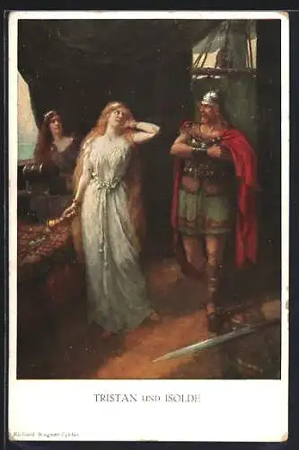 AK Musiker Richard Wagner, Tristan und Isolde