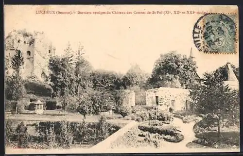 AK Lucheux, Derniers vestiges du Château des Comtes de St-Pol