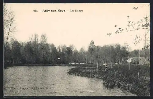 AK Ailly-sur-Noye, Les Etangs