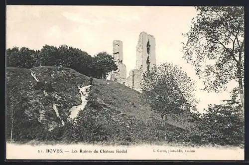 AK Boves, Les Ruines du Château féodal