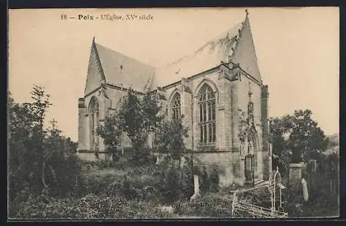 AK Poix, L`Église du XVe siècle