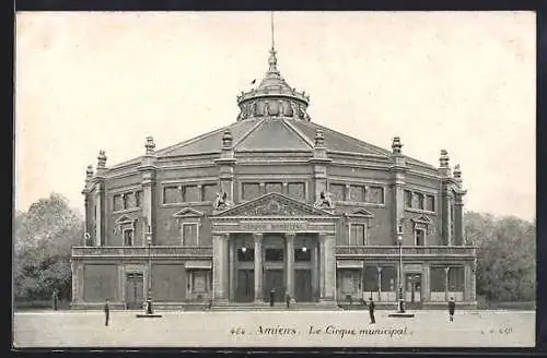 AK Amiens, Le Cirque municipal
