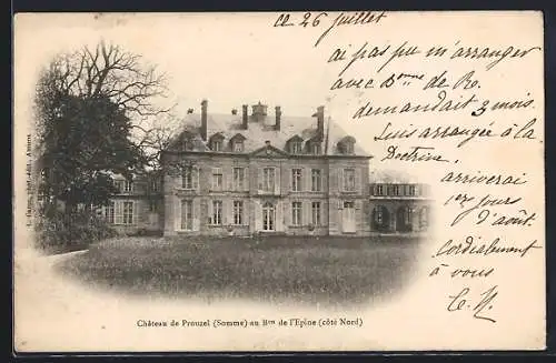 AK Prouzel, Château de Prouzel au lieu de l`Épine