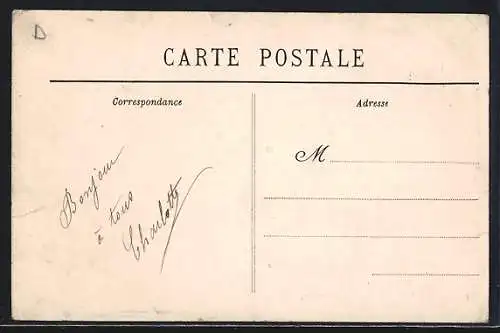 AK Talmas, Monseigneur L. Dizien, Évêque d`Amiens, le 26 octobre 1911