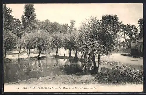 AK Saint-Valery-sur-Somme, La Mare de la Croix l`Abbé