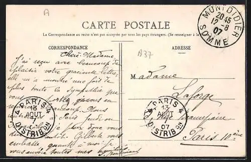 AK Montdidier, Vue générale