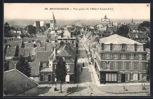AK Montdidier, Vue prise de l`Hôtel Saint-Eloi