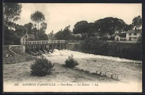 AK Pont-Remy, Les Écluses sur la rivière en milieu boisé