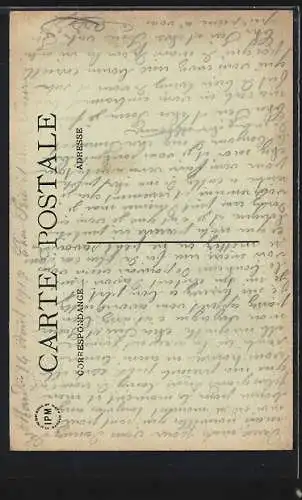 AK Popincourt, L`Église après les bombardements allemands en 1914-1915