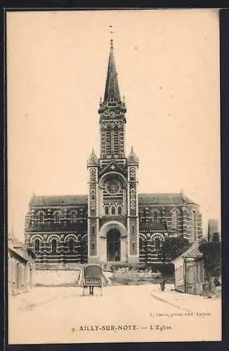 AK Ailly-sur-Noye, L`Église