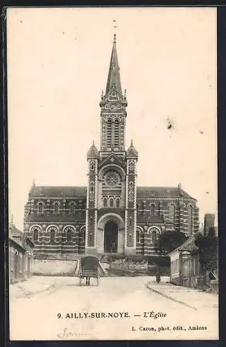 AK Ailly-sur-Noye, L`Église