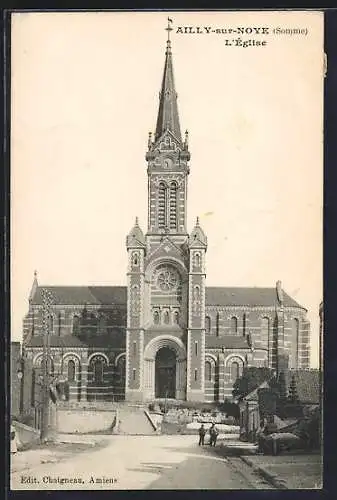 AK Ailly-sur-Noye, L`Église