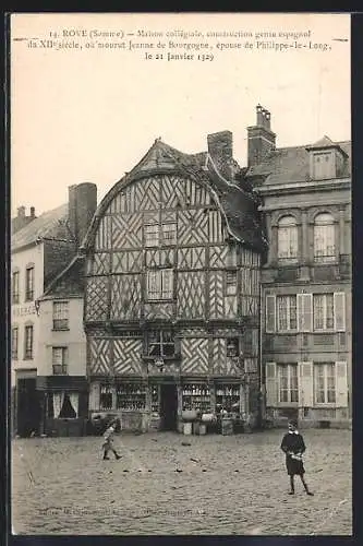AK Rove, Maison collégiale du XIIe siècle où mourut Jeanne de Bourgogne