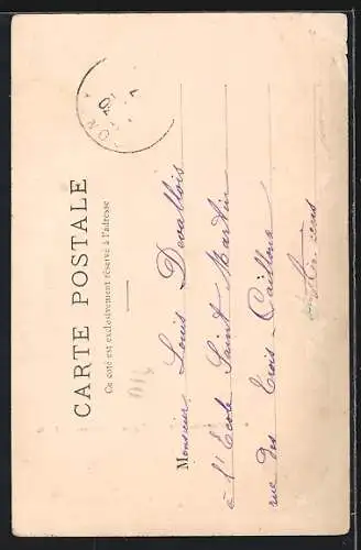 AK Équennes, L`Église d`Équennes avec une voiture à cheval devant