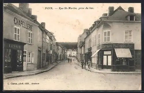 AK Poix, Rue St-Martin, prise du bas