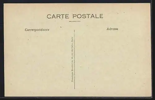 AK Ham, Ruines du Château et carrière de pierre utilisée par le Génie Francais (1917)