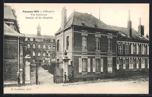 AK Péronne, L`Hospice Vue Extérieure