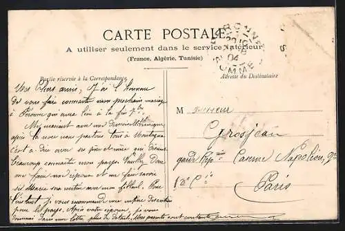 AK Péronne, Avenue de la Gare et Gendarmerie