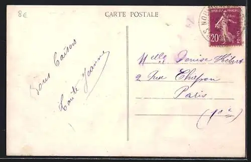 AK Nouvion-en-Ponthieu, La Poste