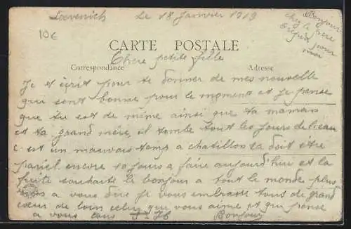 AK Morlancourt, La Rue d`Albert avec des passants et maisons en briques