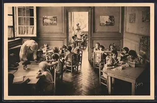 AK Valloires, Le Jardin d`Enfants en classe