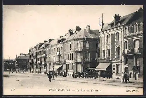 AK Mers-les-Bains, La Rue de l`Avenir