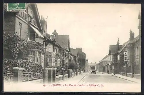 AK Amiens, La Rue de Londres