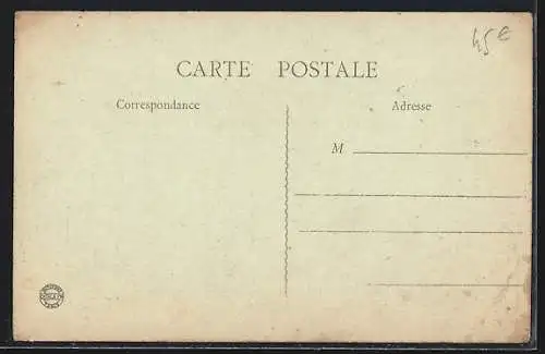 AK Beaufort, Ferme du Château avec des ouvriers et du bétail devant le bâtiment
