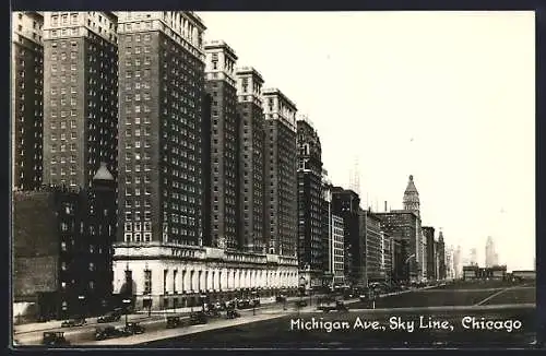 AK Chicago, IL, Michigan Avenue, Sky Line