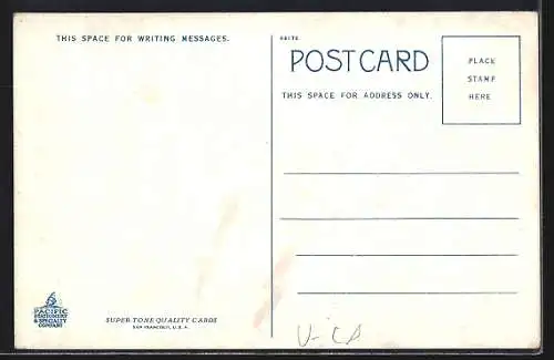 AK San Francisco, CA, General view and Bay from Twin Peaks, Oakland and Berkeley in distance