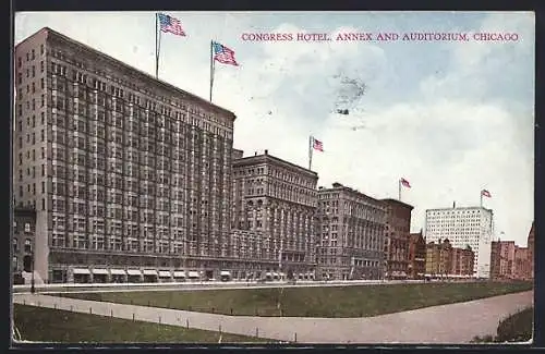 AK Chicago, IL, Congress Hotel, Annex and Auditorium