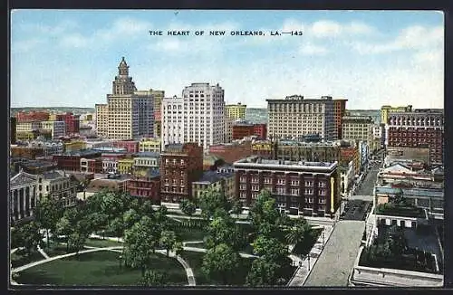 AK New Orleans, LA, View of the city center