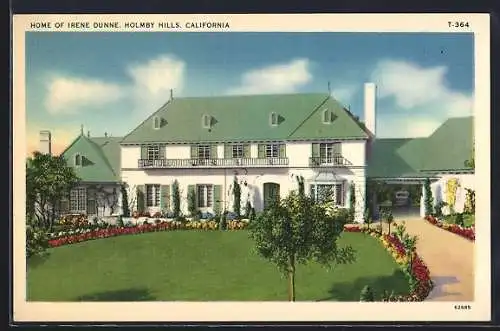 AK Holmby Hills, CA, Home of Irene Dunne