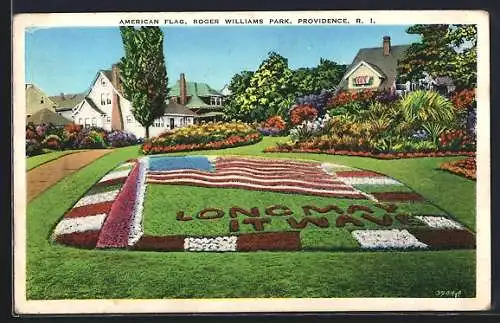 AK Providence, RI, American Flag, Roger Williams Park