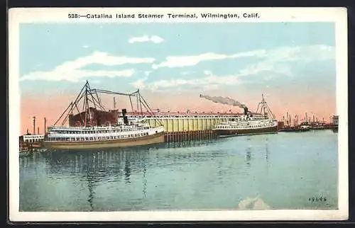 AK Wilmington, CA, Catalina Island Steamer Terminal