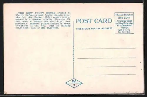 AK New York, NY, New Court House