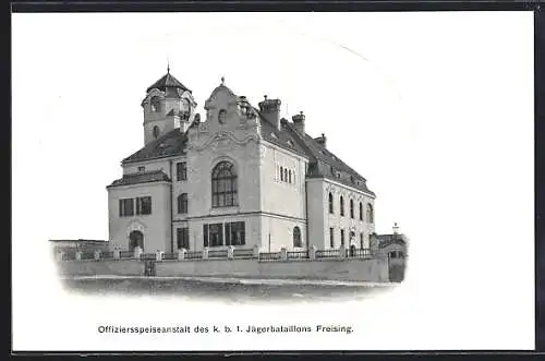 AK Freising, Offiziersspeiseanstalt des k. b. 1. Jägerbataillons