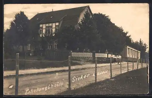 AK Sieker bei Bielefeld, Partie am Erholungsheim
