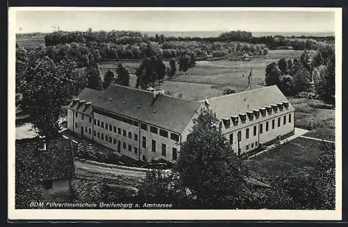 AK Greifenberg, Blick vom Gasthof zur Post auf die Führerinnenschule