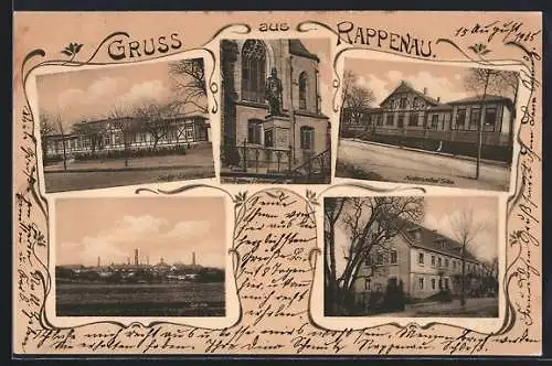 AK Rappenau, Gasthaus zum Deutschen KaiserSophie-Louisenbad, Kindersoolbad Siloa, Saline