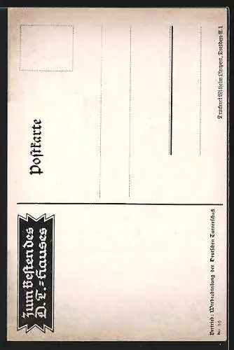 Künstler-AK Otto Amtsberg: Fest-Gesellschaft in Sommerkleidung