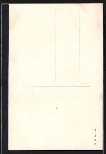 Künstler-AK Pauli Ebner: Junge schenkt einem Mädchen kniend Blumen