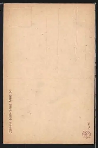 Künstler-AK Adolf (Jodolfi): Küsse mich Frau mit verführerischem Lächeln auf dem Bett