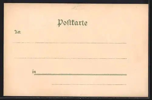 Lithographie Berlin, Berliner Gewerbe Ausstellung 1896, Marine-Schauspiel, Gartenbau-Ausstellung, Pavillon von Berlin